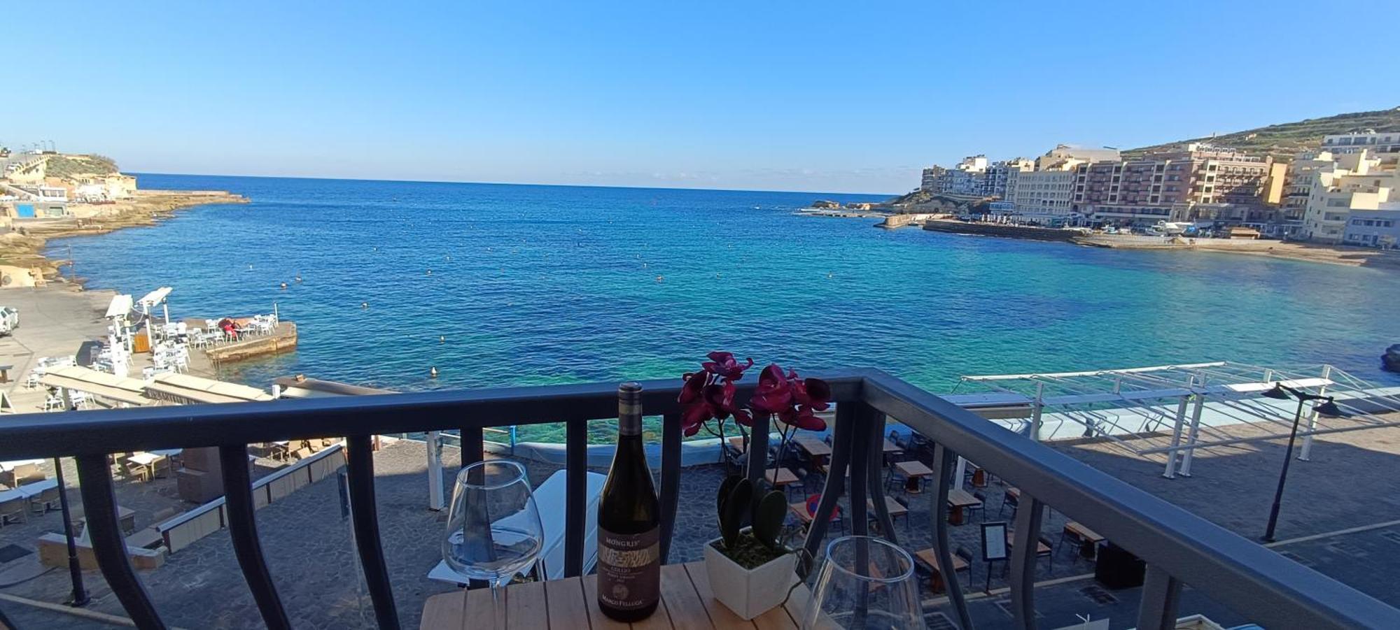 Marsalforn Sea Front Studio Apartamento Zebbug  Exterior foto