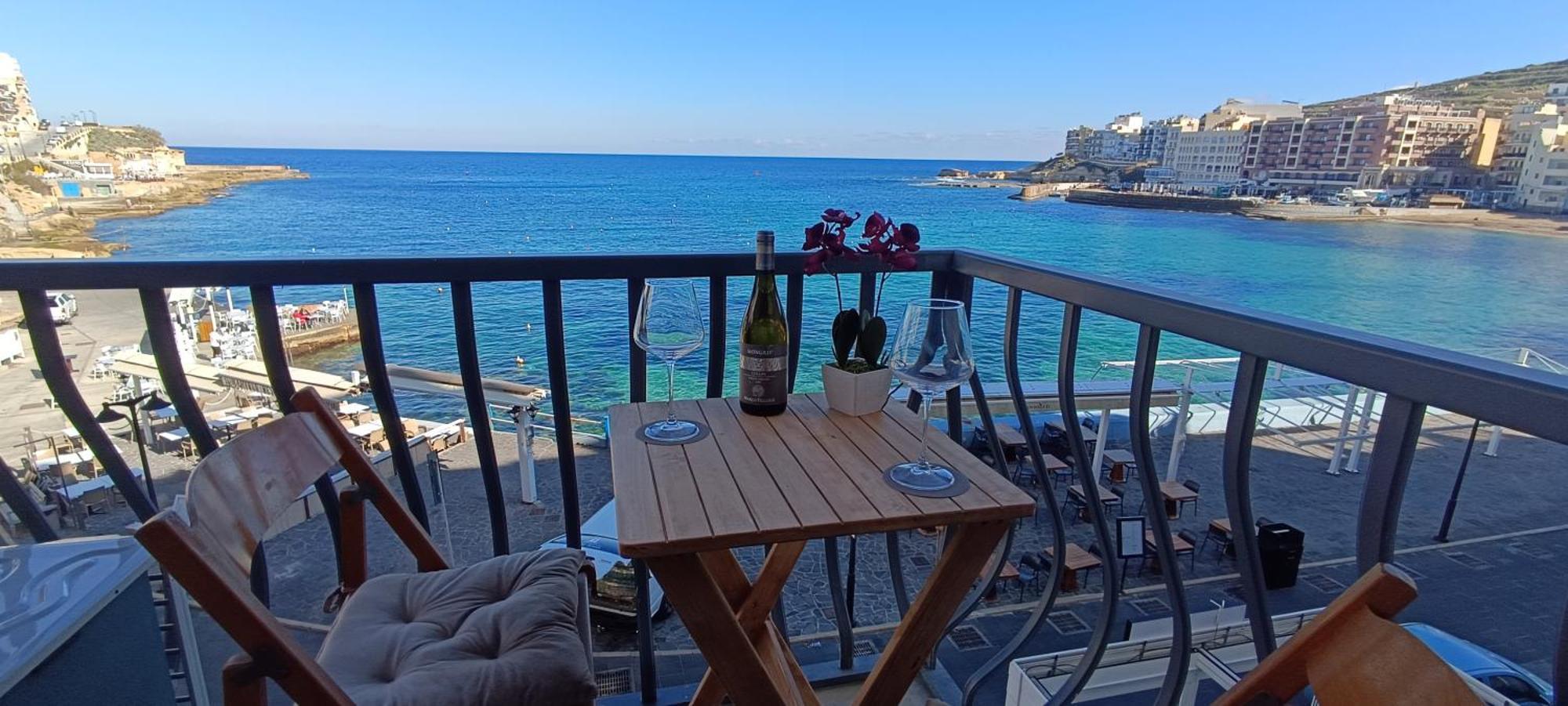 Marsalforn Sea Front Studio Apartamento Zebbug  Exterior foto